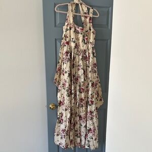 Antoni Melani x The Style Bungalow - Cream and Pink Floral Chintz Gown